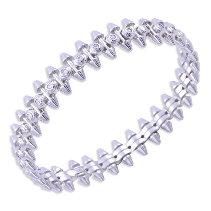 925 Ayar Gümüş Kadın Taşlı Ok Bileklik 21.5 gr ZRK 2160 - 1