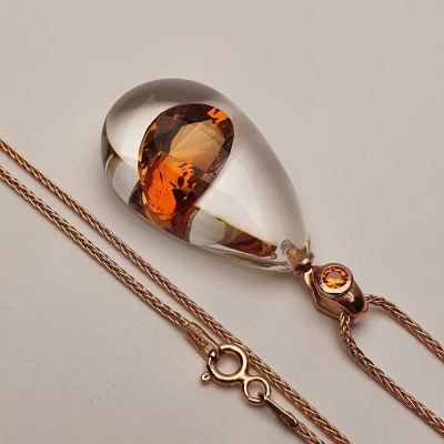 AmbeNus256 Zircon Necklace - 3