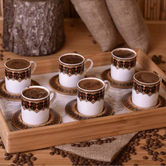 Bambum Fervia - 6 Kişilik Kahve Fincan Takımı Dar - 2