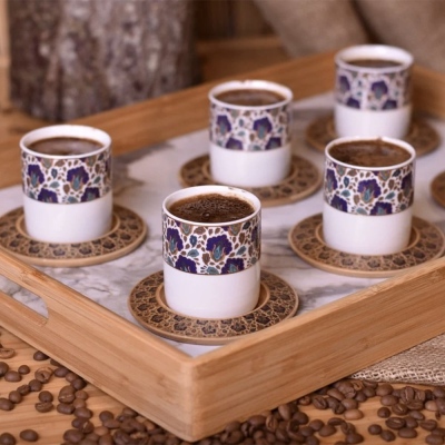 Bambum Lovisa - 6 Kişilik Kahve Fincan Takımı Dar - 2