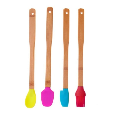 Bambum Zolly - 4'lü Spatula Seti Büyük - Bambum