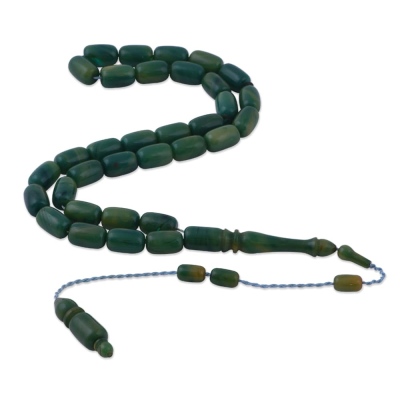 Blue Squeezed Amber Capsule Cut TBU 39 - 1