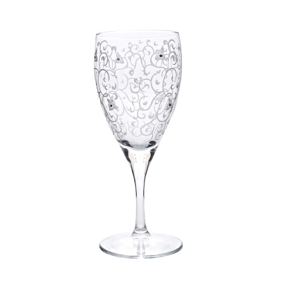 Camhare Dantel Platin 6 lı Ayaklı Bardak 44876 - CAMHARE