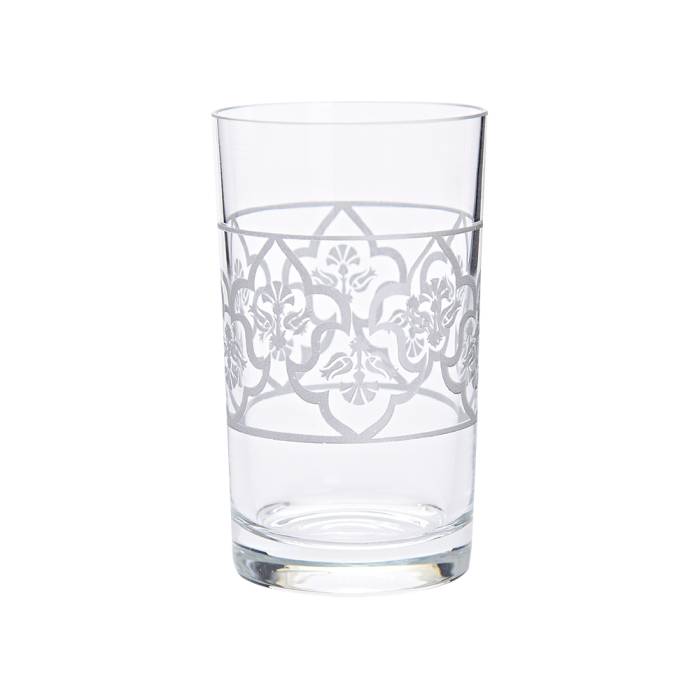 Camhare Lale Platin 6 lı Kahve Su Bardağı 62508/K - 1