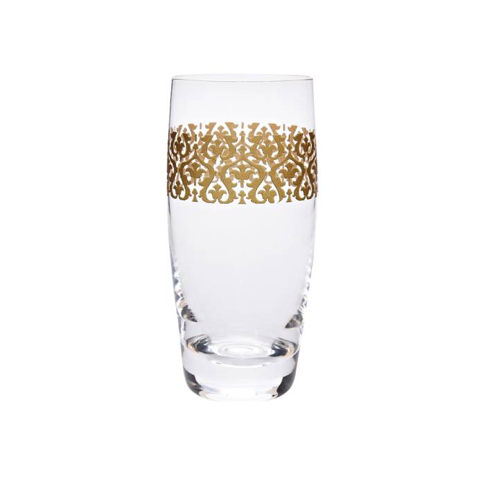 Camhare Sarma Kaftan Altın 6 lı Limonata Bardağı 12618 - 1