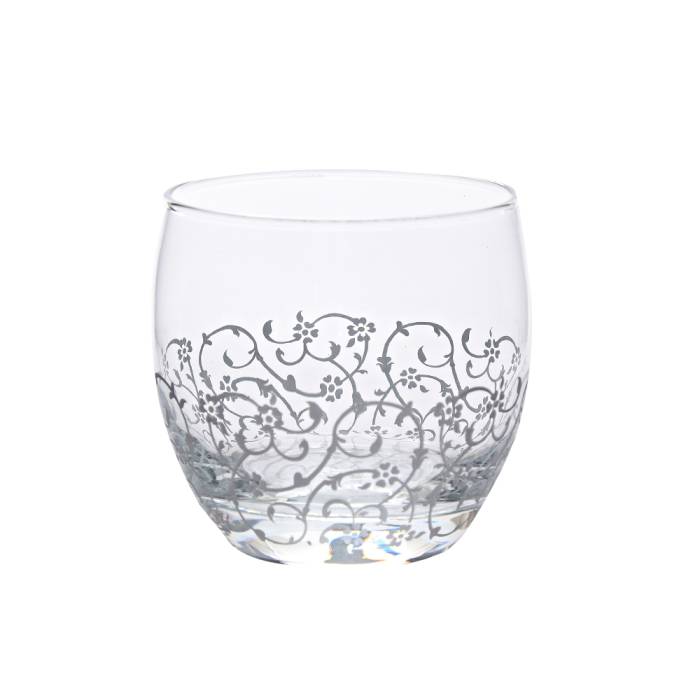 Camhare Sarmaşık Platin 6 lı Meşrubat Bardağı 41010 - 1