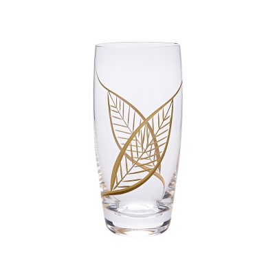 Camhare Yaprak Altın 6 lı Limonata Bardağı 12618 - CAMHARE