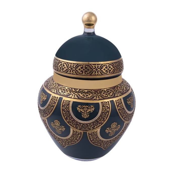 Canba Beylerbeyi Turkuaz Butik Kapakli Şekerlik - 1