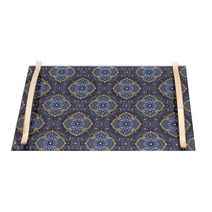 Decorium 32X20 Dikdörtgen Cam Tepsi Brooke Ars 4673 AK - 1