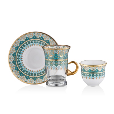 Decorium Ars 4679 18 Prc Kulplu Çay Tk Latif - Decorium