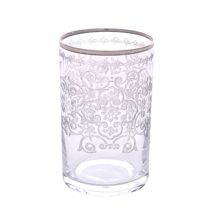 Decorium ARS360 Kahve Yanı Su Bardağı Patrice 02 Platin - 1