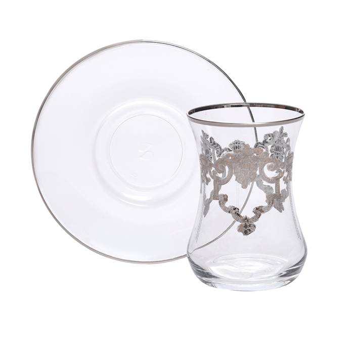 Decorium Çay Takımı 12 Prc Palas Platin M00719 - 1