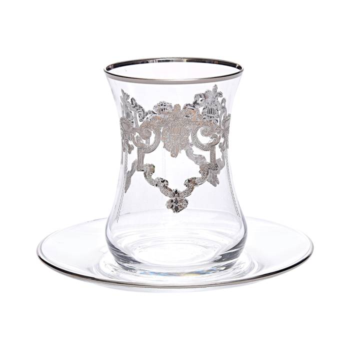 Decorium Çay Takımı 12 Prc Palas Platin M00719 - 2