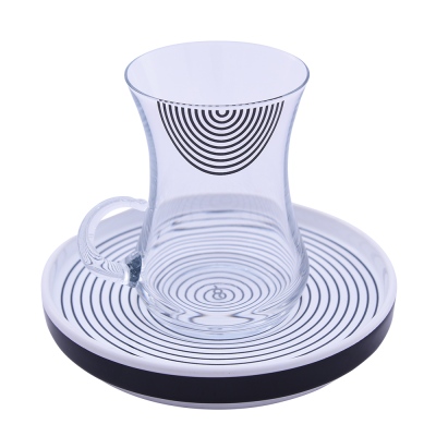 Decorium Çay Takımı Kulplu 12 Prc Monochrome M02051 - 2