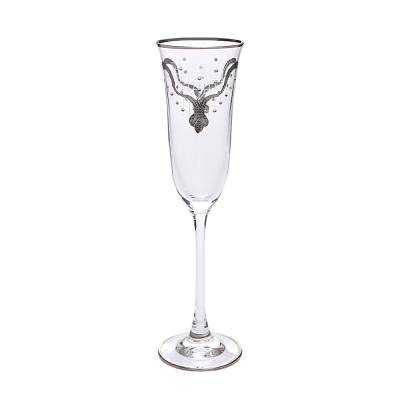 Decorium Flut Şampanya Kadehi 6 Prc Bella Platin M00545 - Decorium