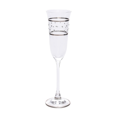 Decorium Flut Şampanya Kadehi 6 Prc Pera Platin M00545 - Decorium