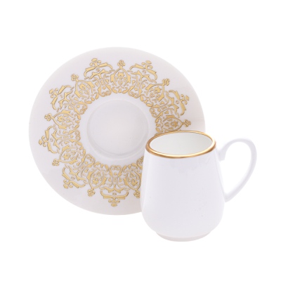 Decorium Kahve Fincan Takımı 12 Prc Altın - Decorium