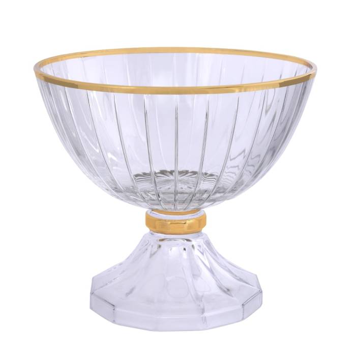 Decorium Kase Ayaklı 23.5 cm Accademia Altın M04018-AB - 1
