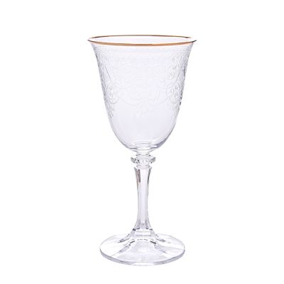 Decorium Kırmızı Şarap Kadehi 6 Prc Morano Altın M01115 - Decorium