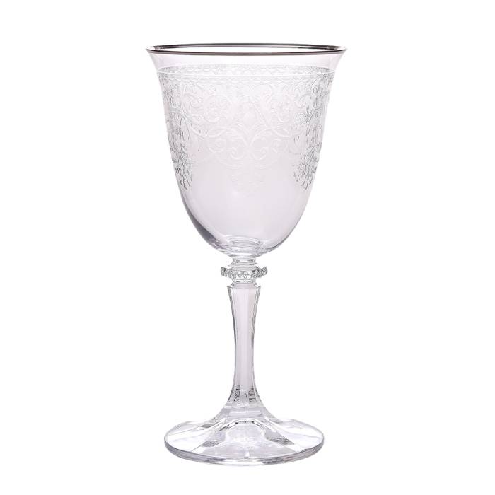 Decorium Kırmızı Şarap Kadehi 6 Prc Morano Platin M01115 - 1