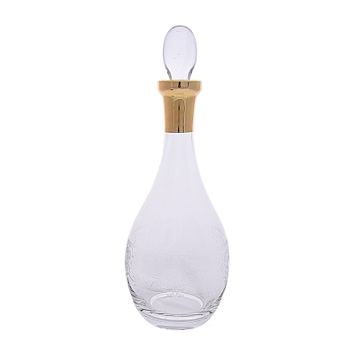 Decorium Şarap Şişesi Morano Altın M01080-AB - Decorium