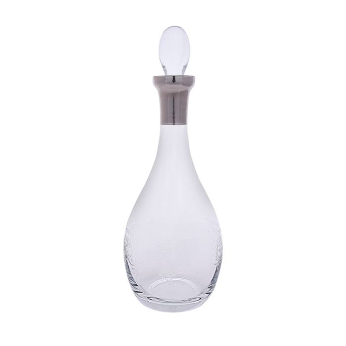 Decorium Şarap Şişesi Morano Platin M01080-AB - 1