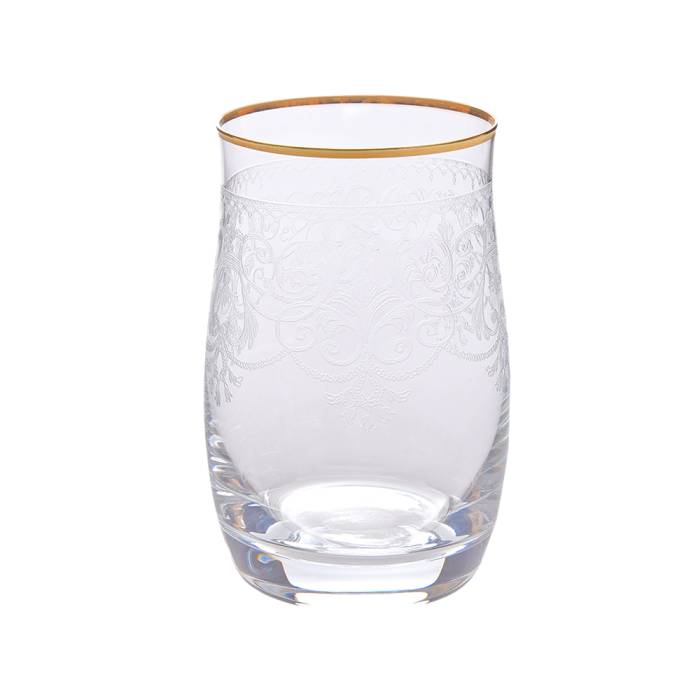 Decorium Su Bardağı 6 Prc Morano Altın M01125 - 1