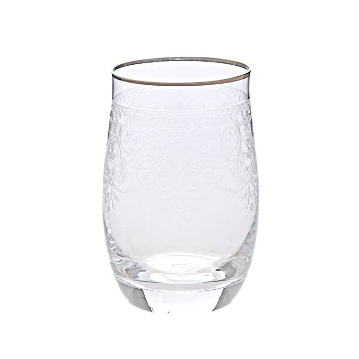 Decorium Su Bardağı 6 Prc Morano Platin M01125 - 1