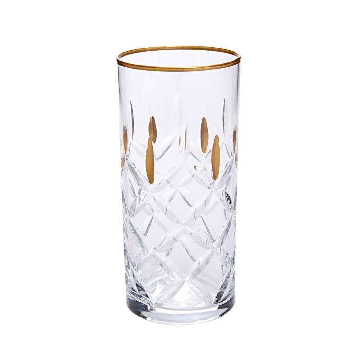 Decorium Su Bardağı Gold Kesme GD09 - 1