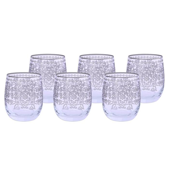 Decorium Viski Bardağı 6'lı Patrice Platin 02 ARS 615 - 2