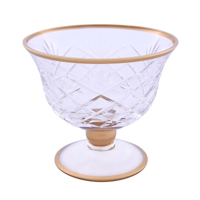 Dekorlu Ayaklı Şekerlik Gold 750D - nusnus