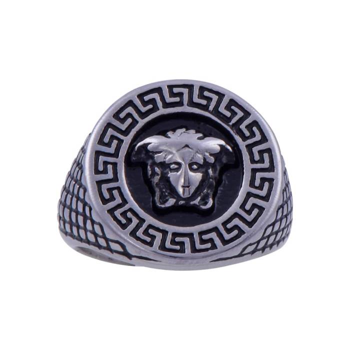 Erkek Çelik Yüzük CR 5001 Versace Figürlü - 1