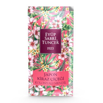 EST Kolonyalı Mendil Japon Kiraz Çiçeği 5x10 cm 150 li - Eyüp Sabri Tuncer