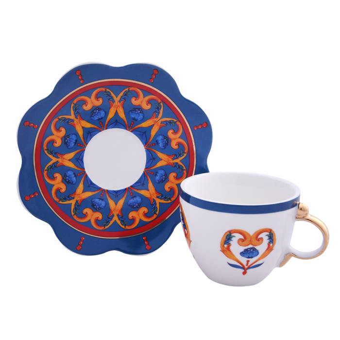 Gıselle Bone 6 lı Kahve Fincan Seti - 2