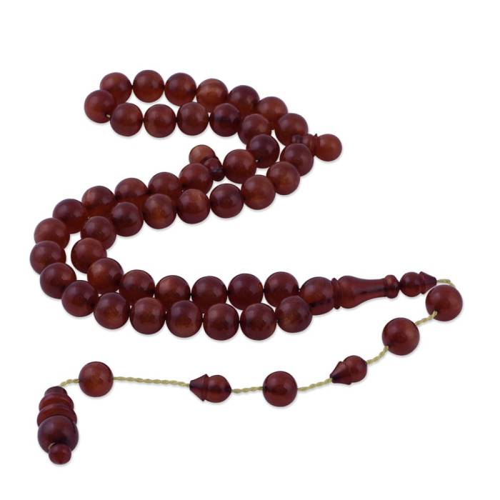 Globe Cut Silvery Katalin Rosary Elt 23 - 1