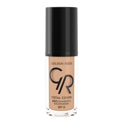 Golden Rose 2-in-1 Foundation & Concealer - Total 2 in 1 Foundation & Concealer - Golden Rose