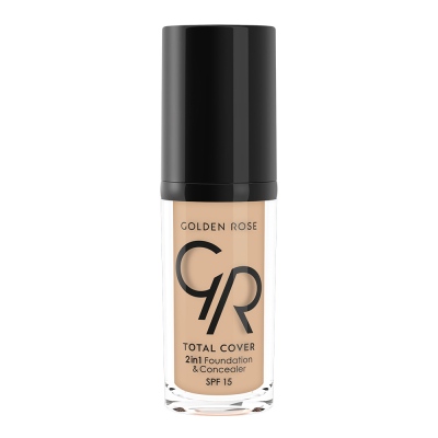 Golden Rose 2-in-1 Foundation & Concealer - Total 2 in 1 Foundation & Concealer - 2