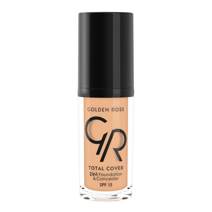 Golden Rose 2-in-1 Foundation & Concealer - Total 2 in 1 Foundation & Concealer - 3