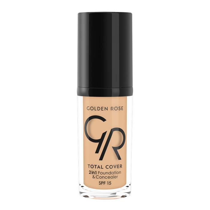 Golden Rose 2-in-1 Foundation & Concealer - Total 2 in 1 Foundation & Concealer - 4