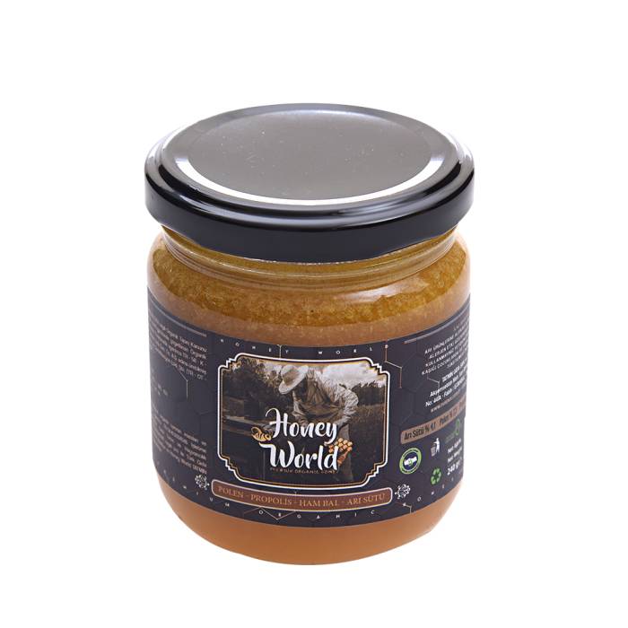 Honey World Organic Royal Jelly-Polen-Propolis Mixture 240 Gr - 1