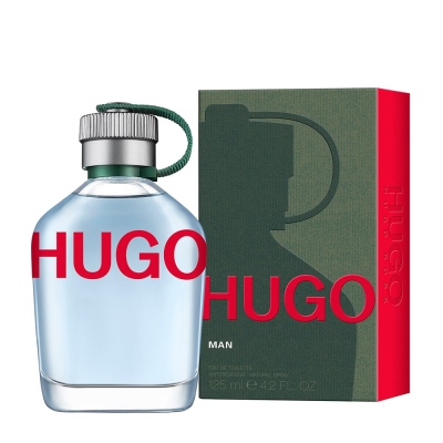 Hugo Boss Green New Eco Friendly Gelatin Free Design Edt Men's Perfume 125 ml - Hugo Boss