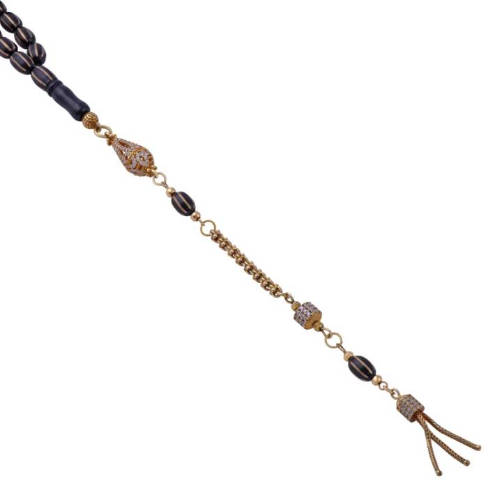 Embroidered Squeezing Amber Rosary No 2 ELT36 - 2