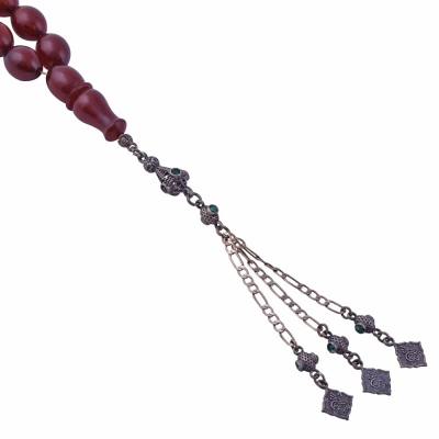 Katalin Barley Cut Rosary Ottoman Tugra Tasseled TBU 47 - 2