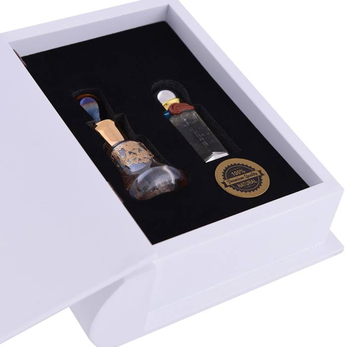 Nusnus Gül Yağı Naturel (Ward İstanbul) 12 ml Ahşap Kutu Şişe Hediyeli - 2