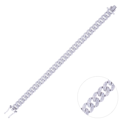 Nusnus Kadın Gümüş Bileklik ZRK 2160 21.70 GR - nusnus