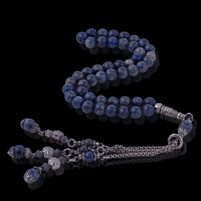 T-0848 Lapis Lazuli Taşı Tesbih - 3