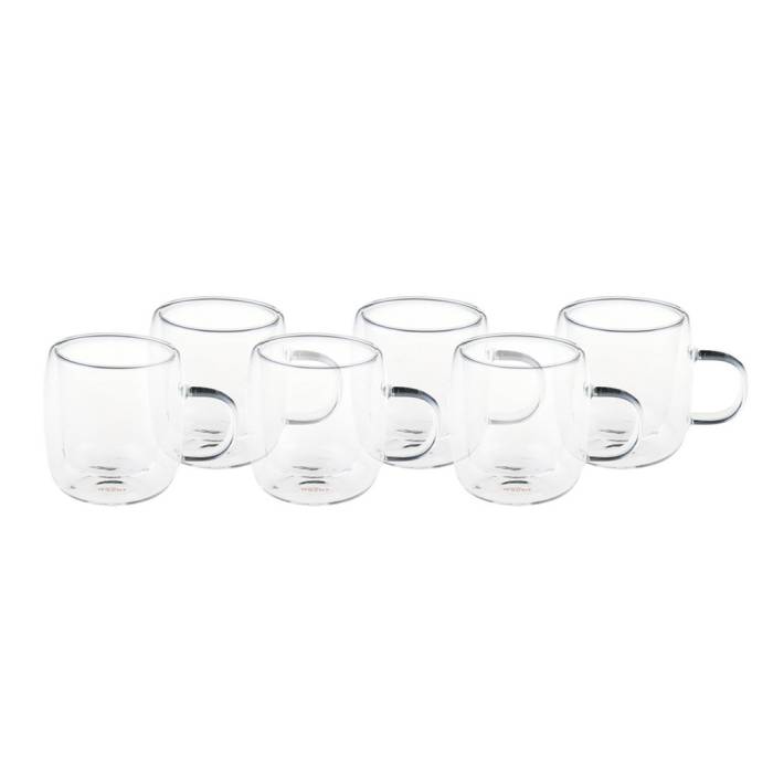 Tasev Kiki Double Walled Coffee Cup Set for 6 Persons - 1