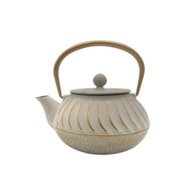 Taşev Linden - Sümbül Döküm Demlik 750 ml Beyaz - Taşev