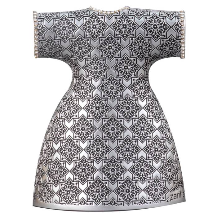 Nakkaş Zarif Kaftan Boytu (Orta Boy | Gümüş) - 3