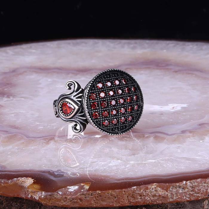 Zircon Stone 925 Sterling Silver Ring - 1